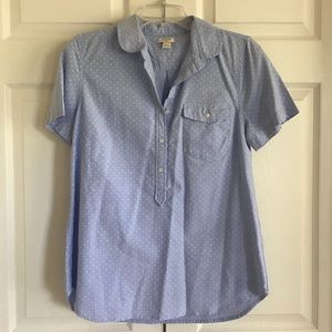 Jcrew half button down